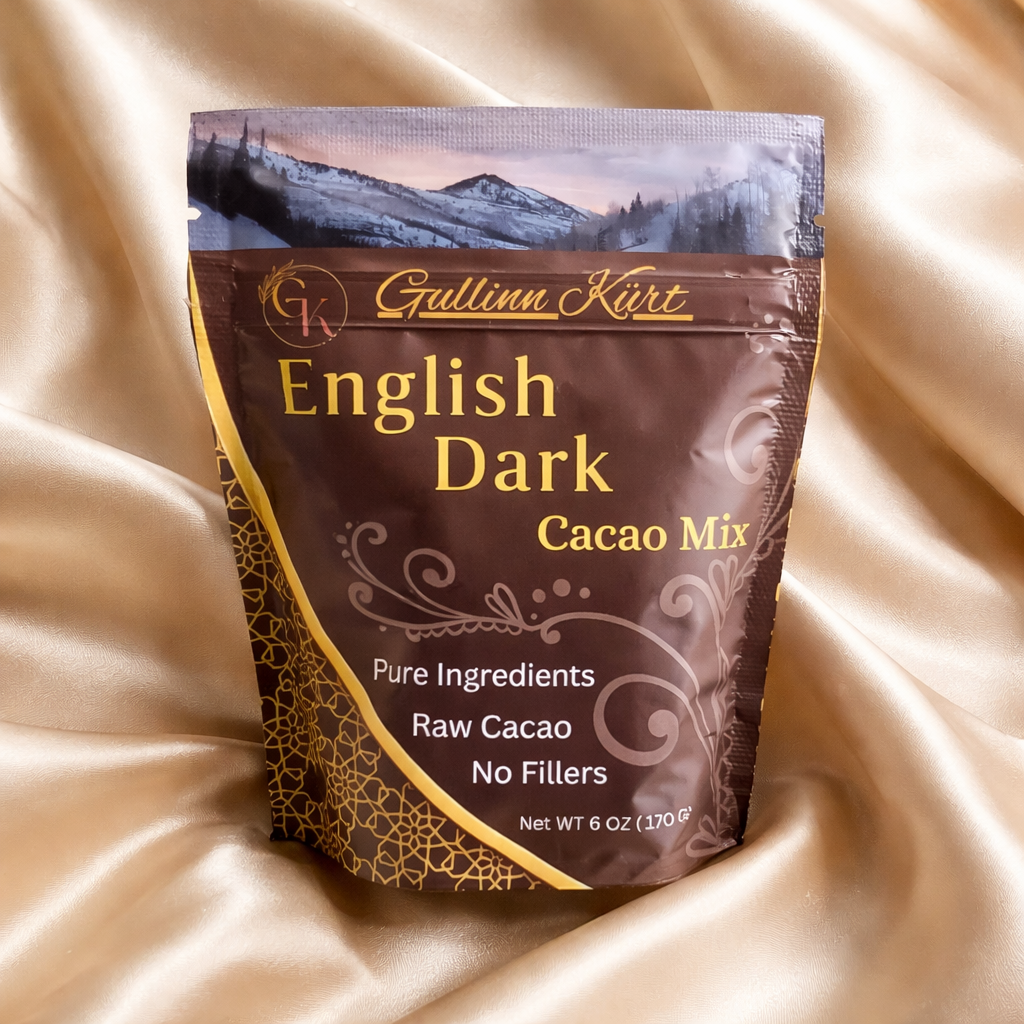 English Dark hot chocolate 6 oz European-style drinking chocolate mix