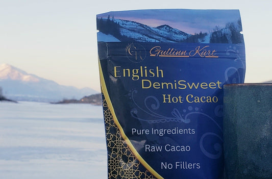 English Demisweet hot chocolate 6 oz European-style drinking chocolate mix